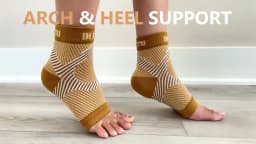1Pair Ankle Support Sleeve for Women Men, Open Toe Compression Socks Night Splints for Plantar Fasciitis Tendonitis Foot Support