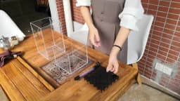Transparent Acrylic Shrimp Fish Tank Filter System Aquarium Square UGF Box Under Gravel Filter Box, Water Grass Breeding Box