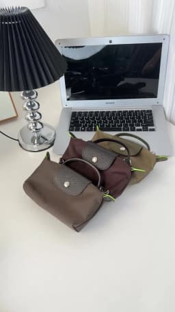 Cow Leather Replacement Crossbody Bag Strap Fit for Longchamp 2025 Mocha Moka mini shoulder strap without punching modification