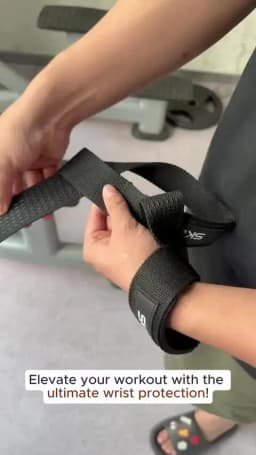1 Pair Adjustable Wrist Wrap, Elastic Wrist Guard, Wrist Protection Band for Weight Lifting, Crossfit, Powerlifting, Strength Tr