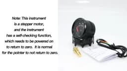 Universal 2'' 52MM Water Temperature Gauge 40-120℃ Oil Temp Gauge Oil Pressure Tachometer Vacuum Meter Digital 12V Car