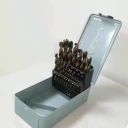 19-Piece（Boxed version） M35 HSS Drill Bit Set, High Strength Bits for Metal, Stainless Steel, Wood & Plastic, Quick Change