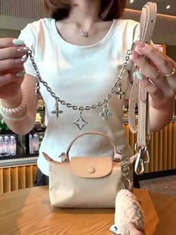 2026 New Leather Bag Strap For Longchamp Mini Lime Durable Fashion Without Punching Modification Bag Accessories