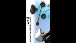 Motorcycle Helmet Headset Bluetooth Earphone Wireless Handsfree Mic Headphones Music Player Voice Control For Motorbike Rider