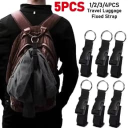 Travel Luggage Fixed Strap Backpack External Strap Portable Strap With Release Buckle Add-A-Bag Luggage Strap Belt Jacket Holder