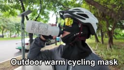 X-TIGER Warm Bicycle Motorcycle Full Face Mask Windproof Breathable Balaclava Anti-fog Ski Mask Winter Riding Mask Scarf Hood
