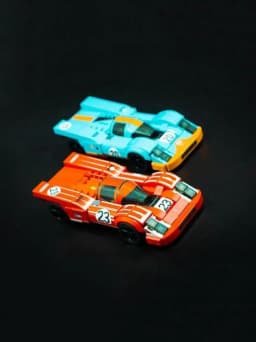 MOC Number 20 Gulf 917k With Stickers Assemble Building Blocks Creativity Racing DIY Model Toy Brick Children's Holiday Gifts