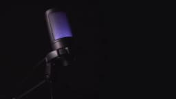 AmpliGame by FIFINE RGB USB Gaming Microphone with Light-touch Mute,Condenser Mic with Tripod for PC,PS4/5,Laptop Streaming-A2