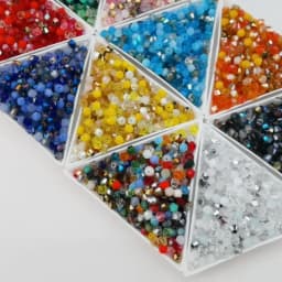 500Pcs 3mm Mixed AB Color Czech Bicone Glass Loose Spacer Beads Crafts for Handmade Crystal Bracelet Earings DIY Jewelry Making
