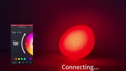 WiFi+Bluetooth Smart Portable Dimmable Table Lamp Atmosphere Light New 1 PCS Desktop Small Night Bowl Lamp for Bedroom Game Room