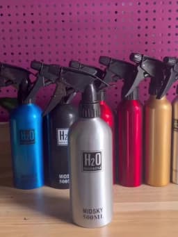 300ml/500ml Spray Bottle Refillable Mist Bottle Dispenser Hairdressing Empty Bottle Aluminum Salon Water Can Wholesale
