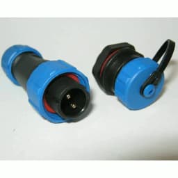 SP16 Waterproof Circular Socket Connector IP68 Rated with 2 to 9 Pins Essential for Low Frequency Applications