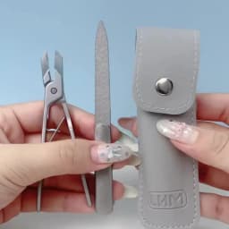 Straight Blade Toenail Clippers for Thick & Ingrown Nails, High Temp Forged Stainless Steel, with Nail Cleaner & Protective Case