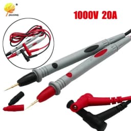 1 Pair Universal Probe Test Leads Pin for Digital Multimeter Needle Tip Meter Multi Meter Tester Lead Probe Wire Pen Cable 20A