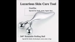 2 IN 1 3D Facial Massager & Gua Sha Massage Tool Cold Roller For Face Eyes Chin Lift Tightening Skin Tool Sculpting Beauty Tools