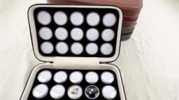 Transparent Gemstone Gem Jar Display Box Loose Diamond Jewelry Storage Carrying Case Nail Gem Stones Holder Organizer Container