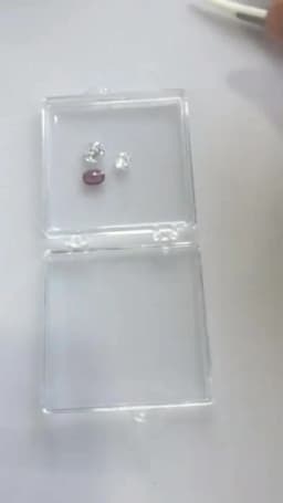 Transparent Gems Storage Box Gemstone Adsorption Display Stand Holder Loose Diamond Container Pendant Coin Suspended Organizer