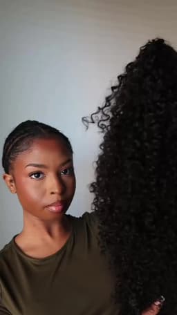 ISEE Hair Half Wigs 250 density Afro Curly Half Wigs Human Hair Upgrade 3 IN 1 Half Wig With Drawstring