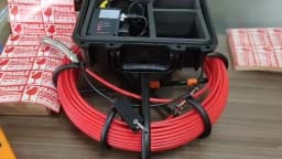 Pipe Inspection Camera 512Hz sonde/transmitter+self-leveling, SYANSPAN 9Inch HD1080P Screen Sewer Drain Industrail Endoscope DVR