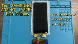 100% Tested For Samsung Galaxy A32 4G A325 A325F SM-A325M SM-A325F/DS LCD Display Touch Screen Digitizer Assembly Replacement