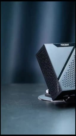 FIREBAT MINI PC AM02 AMD Ryzen 5 6600H 16GB LP DDR5 512GB SSD Windows 11 WIFI6 BT5.2 Portable Desktop Computer Network Port HDMI