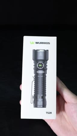 Wurkkos TS28 Tactical Flashlight Magnetic Tail Switch 21700 Rechargeable USB-C Port 3200 Lumens Portable Flashlight