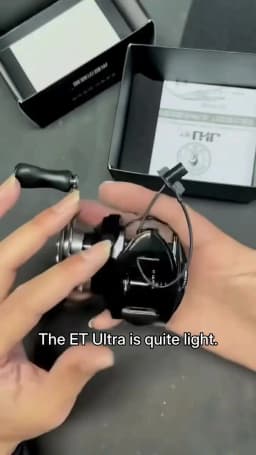 Michel Fox ET Ultra Spincast Reel for Micro Jigging Precision Competition Fishing with Metal Body and OEZ Variable Brake