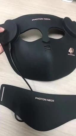 Portable Silicone LED Face Mask 8 Colors LED Red Light Near Infrared Therapy Facial Mask Repair Skin Wireless Use at Home