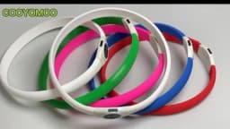 New Led Luminous Dog Collar PVC Waterproof , For Large Medium Small Dogs Collar Usb Light Night Safety Pet Glowing Accessories