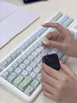 LEOBOG Reaper Switch 45gf 5-Pin Linear Creamy Switches HIFI For Custom DIY 60% Gaming Mechanical Keyboard POM Stem MX Keycaps