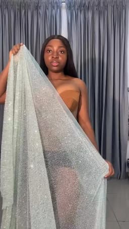 Luxury African Heavy Silver Sequins Lace Fabric High Quality For Bridal Dress 2025 French Tulle Lace Fabric Evening Dress A3490