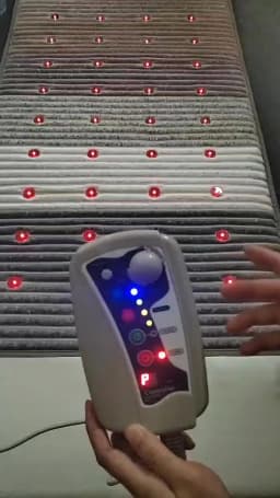 7 Color PEMF Photon Energy Mat Natural Gem Infrared Physiotherapy Blanket Pulse Magnetic Therapy Relieves Whole Body Pain