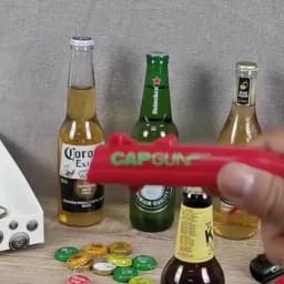 Portable Cap Gun Beer Bottle Opener Beverage Drinking Opening Gun Cap Launcher Kitchen Party Supply Bar Tool Kitchen Accessorie