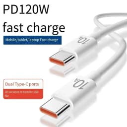 NNBILI 1/3Pcs Universal 120W Fast Charger PD Dual Type C Quick Charging Data Wire Cord For iPhone 18 17 16 Pro Samsung HUAWEI