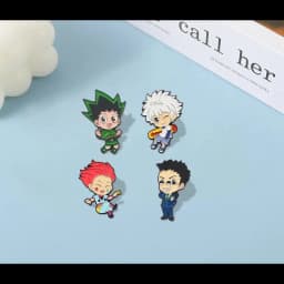 HUNTERxHUNTER Enamel Pin Custom GON Killua Kurapika Leorio Hisoka Brooch Lapel Badge Anime HxH Jewelry Gift for Fans