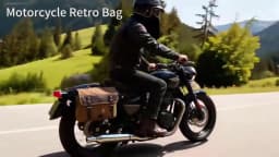 Motorcycle Vintage Men Side Bag Waterproof For Honda Shadow For Sportster XL883 XL1200 For BMW Harley Large Capacity Travel Bags