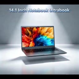 14 Inch 64 Bit Windows 10 Laptops PC EZbook S5 Computer 6GB LPDDR4 RAM 128GB SSD ROM 1080p FHD N4020 CPU with 4-Core Processor