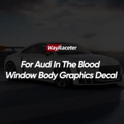 2 Pcs Car Window Sticker Graphics Body Reflective Vinyl Decal For Audi A1 A2 A3 A4 A5 A6 A7 A8 Q2 Q3 Q4 Q5 Q6 Q7 Q8 TT SQ2 S6