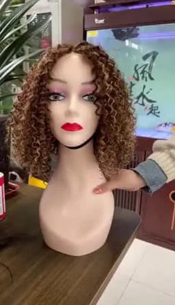 Ombre Lace Front Wig Human Hair Highlight 4/27 Honey Blonde Glueless HD Lace Front Wig Human Hair 5x5 Deep Wave Curly Wig 16inch For Women