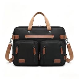 3-in-1 Convertible Laptop Backpack 15.6 17.3 Inch Waterproof Oxford Business Briefcase Shoulder Messenger Notebook Carry Bag