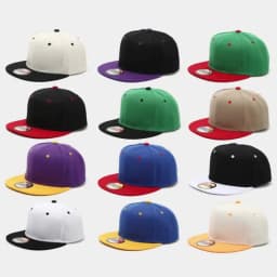 Hot Sale Cap Plain Snapback High Quality Adult Hip Hop Baseball Cap Men Women Outdoor Leisure Fashionable Color Blocked Hat