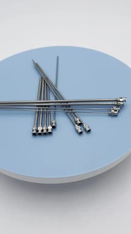 1Pc - 100mm or 150mm,200mm Cannula Length Dispensing Needle (8G,10G,12G,14G...27G Optional)- Blunt Tip, All Metal
