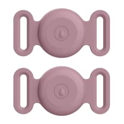 Soft Silicone Case With Keychain For Apple Airtag Dog Cat Collar Anti-Scratch Protective Cover For Air tag Luggage Backpacks