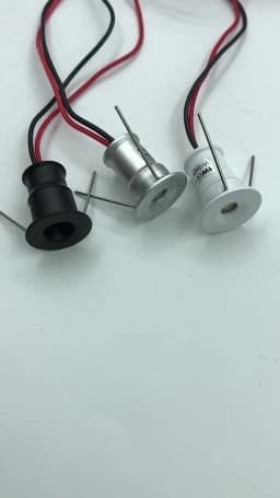 IP65 Mini Spotlight 15mm 1W Recessed Spot Leds Lights 12V Ceiling Downlight Stair Cabinet Spots Lamp with Transformer 110V-220V