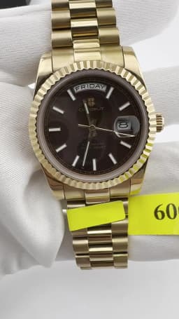 Custom Logo Watch Automatic 36/39MM Men's Watch Sapphire ST1644 Gold Luxury Waterproof Diving Watch for Men Corgeut