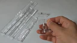 10Pcs Transparent Plastic Folding Hinges Durable Clear Acrylic Hinge Tools Cabinet Hardware Furniture  Cabinet Door Hinges