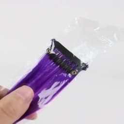 12 PCS Teal Blue Hair Extensions Clip in, Colored Party Highlights Extension for Kids Girls Synthetic Hairpiece Straight 22 inch