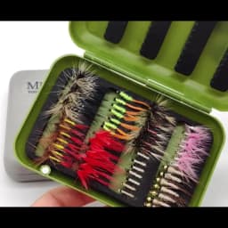 Fly Fishing Flies Kit, 40-56Pcs Handmade Fly Fishing Gear With Dry/Wet Flies, Streamers, Fly Assortment Trout Bass Flies Set
