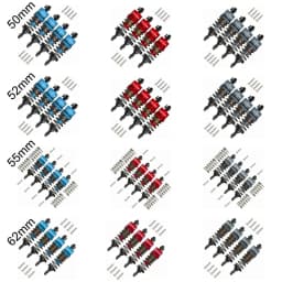 1/10 RC Oil Filled Shock Absorbers Kit for ARMMR HSP LosiTamiya TT02 TT01 WR-02 M05 M06 TA05 On Road Car Drift Car Upgrade Parts