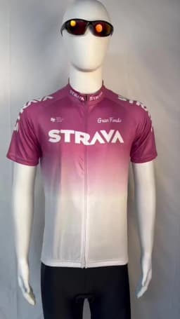 2024 Strava Cycling Jersey Set Summer Short Sleeve Breathable Men's MTB Bike Cycling Clothing Uniform Suit